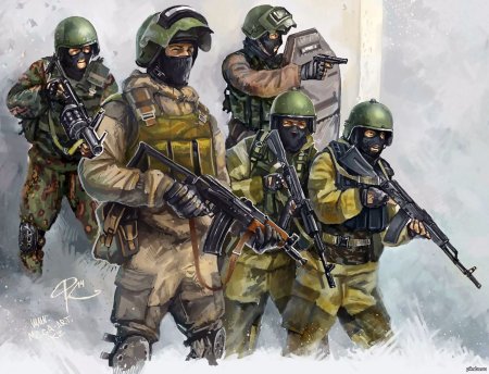 Спецназ ФСБ Альфа арт