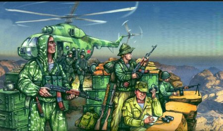 Советский десантник арт