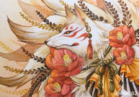 Кицунэ суйбокуга