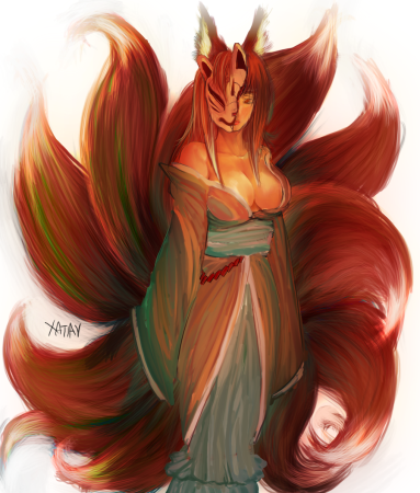 Кумика Деветихвостая лисица