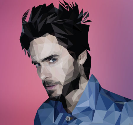 Лоу Поли портрет