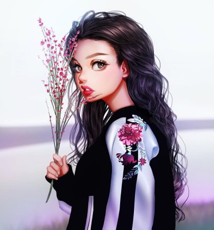 Девушка арт