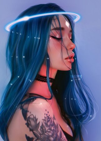 Необычные арты девушек