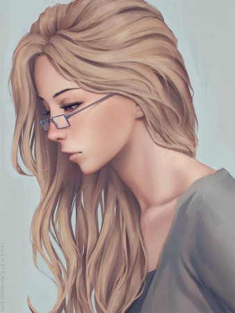 Девушка рисунок