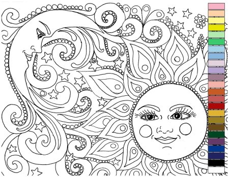 Арт терапия рисунки для раскрашивания