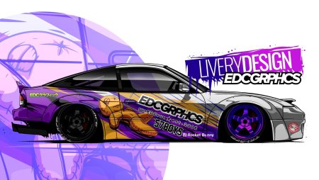 Nissan 180sx EDC Graphics