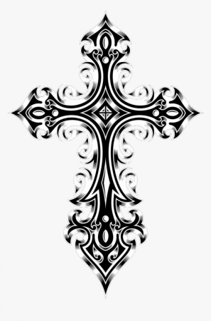 Крест Готика эскиз