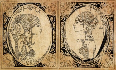 Орнамент в стиле арт нуво