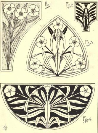 Орнамент арт нуво Модерн