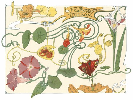 Цветы арт деко нуво