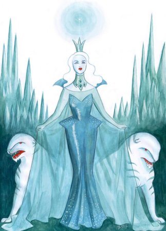 Снежная Королева арт иллюстрация