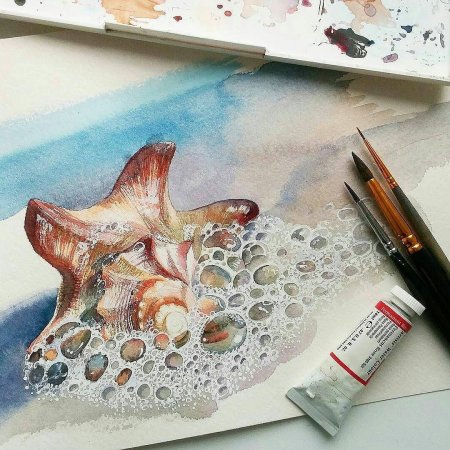 Поезд рисунок цветной