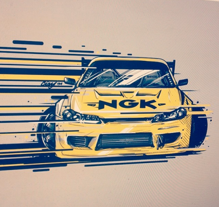 Nissan Silvia s15 арт