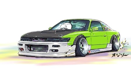 Nissan Silvia s13 арт