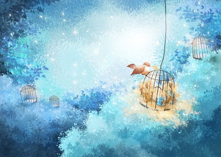 Птица из клетки