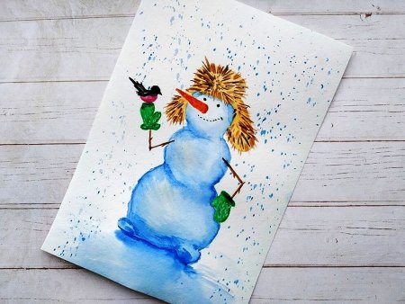 Рисование кляксами для детей