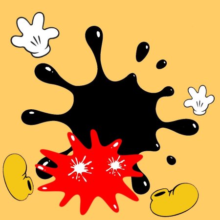 Кот абстракция