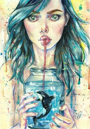 Нарисовать девушку