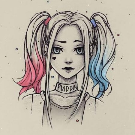 Харли Квинн скетч