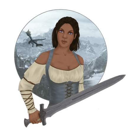 Tes Редгард девушка