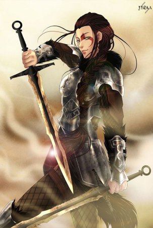 Скайрим в стиле аниме