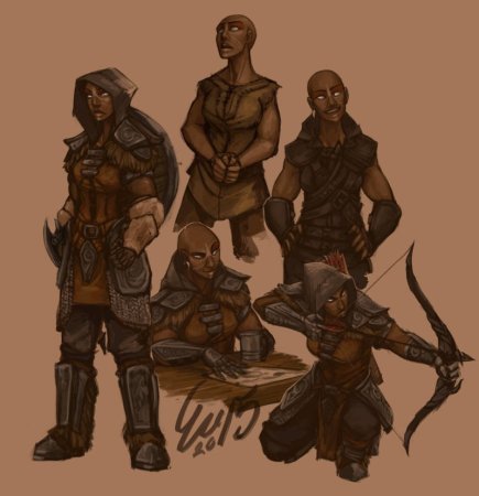 Каджит и Босмер