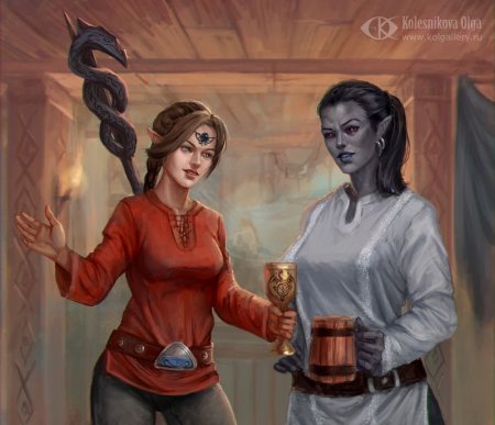 The Elder Scrolls арт таверны