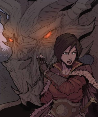 Скайрим Алдуин и Довакин