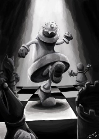 Шахматный Король арт