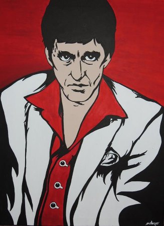 Scarface Art Постер