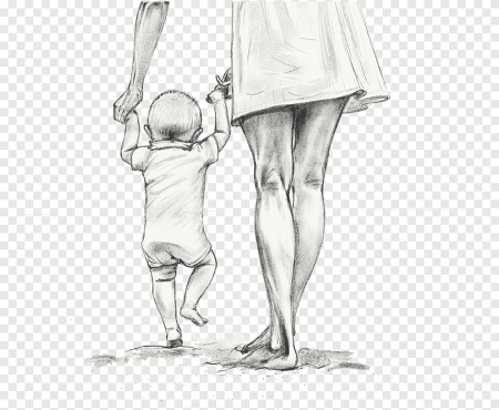 Женщина рисунок для детей