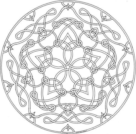 Мандала для снятия стресса