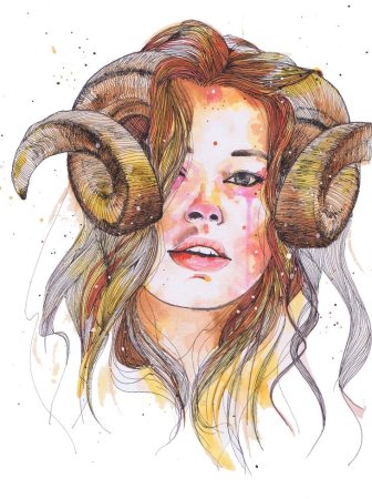 Арты в стиле знаков зодиака Козерог