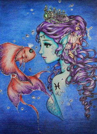 Близнецы знак зодиака арт