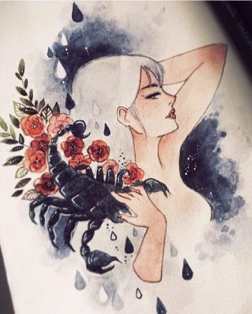 Рыбы знак зодиака арт