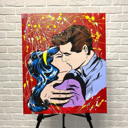 Поп арт акрилом