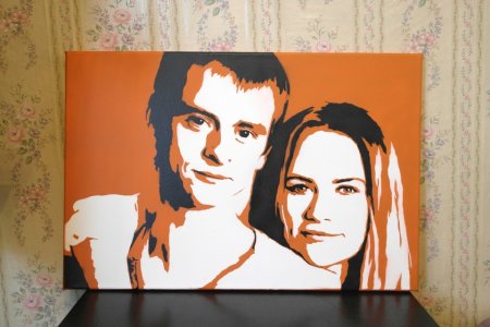 Поп арт на холсте