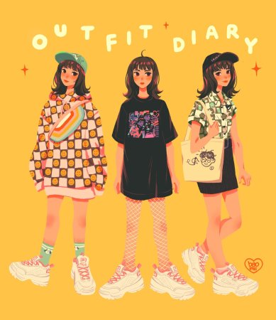 Рисунки в стиле indie Kid