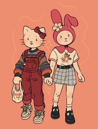 Рисунки в стиле киндикит