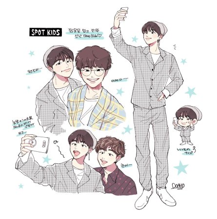 Ли Минхо из Stray Kids арт