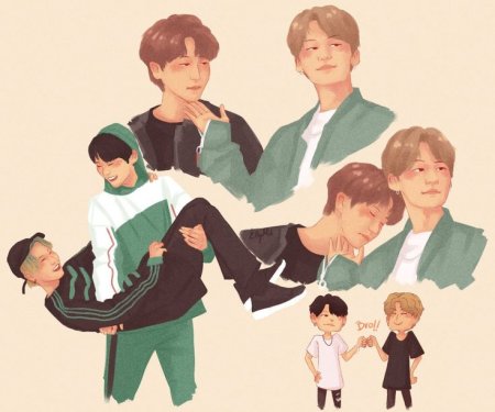 Минхо арт Stray Kids