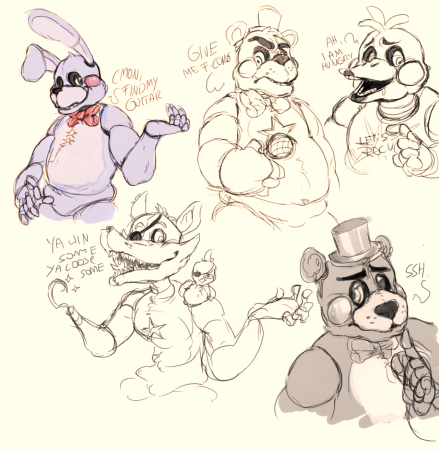 Рисунки ФНАФ Фредди