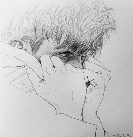 Скетчи аниме девушек