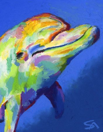 Рисование масляной пастелью