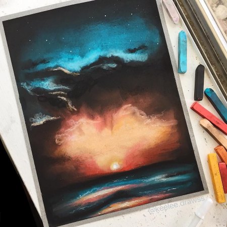 Идеи для рисования сухой пастелью