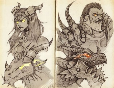 Смертокрыл и Алекстраза любовь