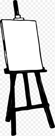 Мольберт черно белый