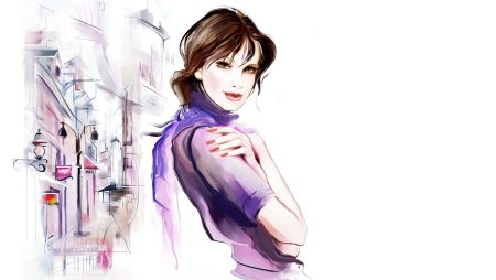 Рисунки девушек оригинальные