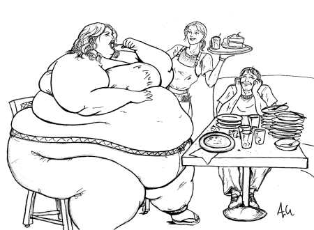 Акварель Лора зомби