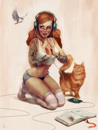 Рисовки девушек